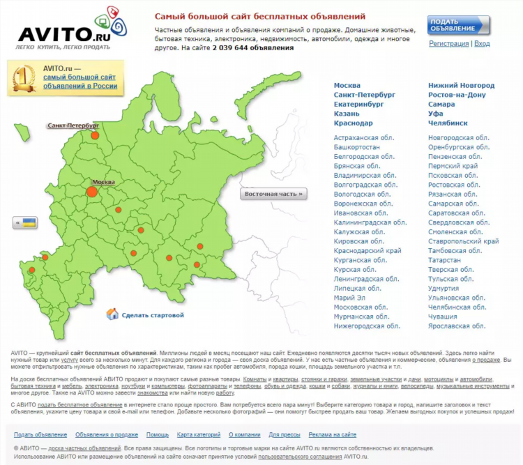 Авито москва доска объявлений от частных лиц